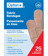 Option+ Fabric Bandages Tough & Flexible