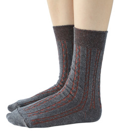 Okayok Cotton Cable Dress Socks Hamlet