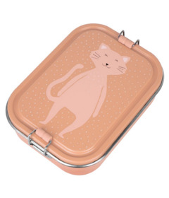 image of Trixie Stainless Steel Large Lunch Box Mrs. Cat with sku:329040