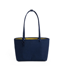 BAGGU Medium Nylon Reversible Tote Navy Mix