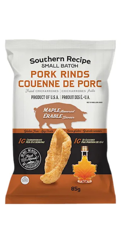 Ab Hayee Rind Achetez southern recipe small batch pork rinds maple à Well.ca ...