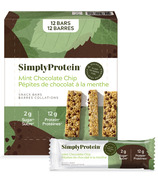 Simply Protein Plant Based Snack Bars Mint Chocolate Chip