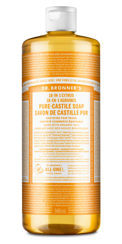 Buy Dr. Bronner's Organic Pure Castile Liquid Soap Citrus Orange at  Free Shipping $49+ in Canada