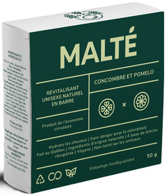 Malte Conditioner Bar Cucumber & Pomelo
