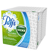 Mouchoirs en papier Puffs Plus Lotion avec le parfum de Vicks