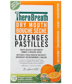 TheraBreath Dry Mouth Lozenges Mandarin + Mint