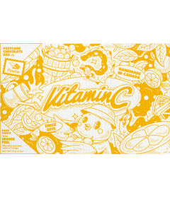 Postie Postcard Chocolate Bar Vitamin C Candied Orange Peel