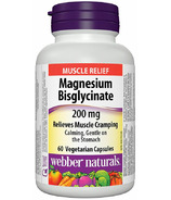 Webber Naturals Bisglycinate de magnésium 200mg