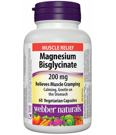 Webber Naturals Magnesium Bisglycinate 200mg