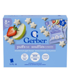 Gerber Puffs Fraise et Pomme
