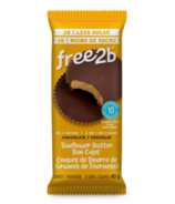 Minibarquettes de beurre de tournesol au chocolat free2b