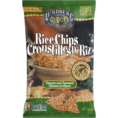Lundberg Sesame & Seaweed Rice Chips Lundberg Sesame & Seaweed Rice Chips