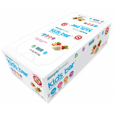 Simply Protein Kids Bars Strawberry Vanilla Case Simply Protein Kids Bars Strawberry Vanilla Case