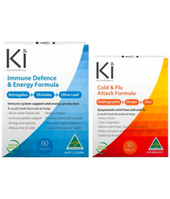 Martin & Pleasance Ki Cold & Flu + Immune Defense Bundle