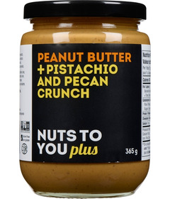 Nuts to You Plus Peanut Butter + Pecan and Pistachio Crunch