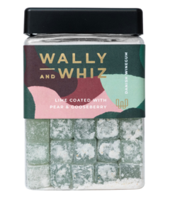 Wally & Whiz Winegum Lime Coated with Pear & Gooseberry Dust