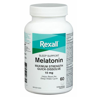 Rexall Maximum Strength Melatonin Quick-Dissolve Sleeping Aid Rexall Maximum Strength Melatonin Quick-Dissolve Sleeping Aid