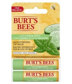 Burt's Bees 100% Natural Origin Moisturizing Lip Balm Cucumber Mint