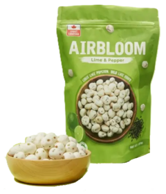 Airbloom Popped Lotus Seeds Lime & Pepper
