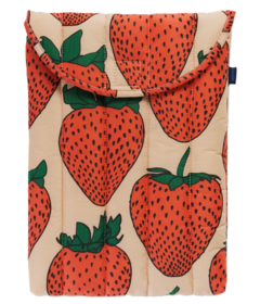 BAGGU Puffy Laptop Sleeve 14 Inches Strawberry