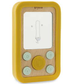 image of Trixie Wooden Silicone Baby Phone Mr. Lion with sku:329012