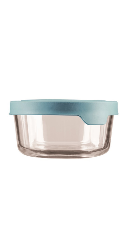 Buy Anchor Hocking True Seal Glass Container 4 Cup Mineral Blue at Well ...