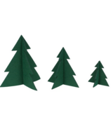 Harman Tree Felt Decor Set Green