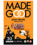 MadeGood Halloween - Mini barres de granola aux pépites de chocolat