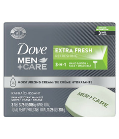 Dove Men+Care Body and Face Bar Extra Fresh