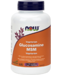 NOW Foods Glucosamine végétarienne et MSM 1 000 mg