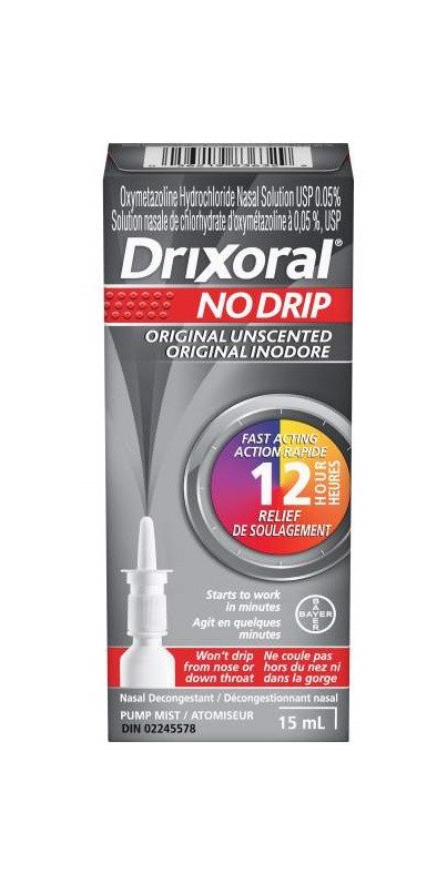 Buy Drixoral No Drip Original Unscented Nasal Decongestant at Well.ca ...