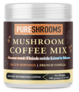 PureShrooms Focus & Think Mushroom Coffee French Vanilla