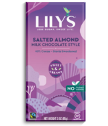 Lily's Sweets Salted Almond Milk Chocolate Style Bar