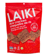 Laiki Red Rice Crackers with Sea Salt