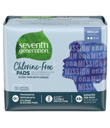 Seventh Generation Chlorine-Free Pads Ultra-Thin with Wings Regular