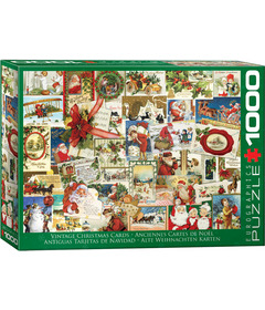 Eurographics Vintage Chrismtas Cards Puzzle