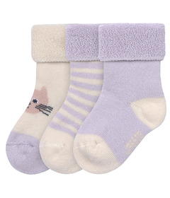 Lassig Terry Socks Pack Tiny Team Cat
