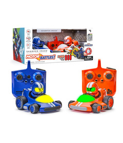 Sharper Image Toy RC Motor Battles Navy & Orange