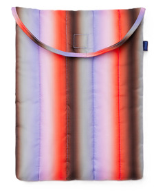BAGGU Puffy Laptop Sleeve Gradient Stripe Poppy & Lilac