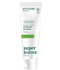 ATTITUDE Super Leaves Fluoride-Free Toothpaste Peppermint Fresh Breath