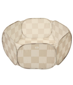 3 Sprouts Recycled Fabric Ball Pit Checkerboard Beige
