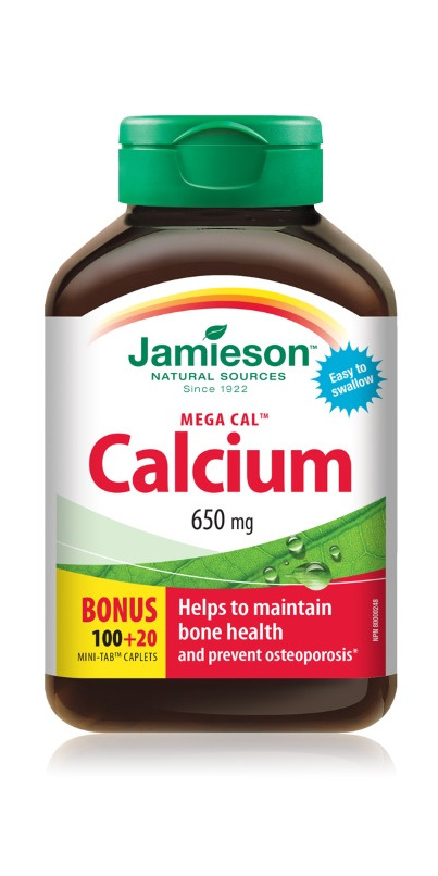 Buy Jamieson Mega Cal Calcium 650mg at Well.ca | Free Shipping $35+ in ...