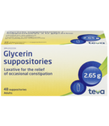 Teva Medicine Suppositoires à la glycérine