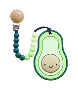Glitter & Spice Whistle & Flute Avocado Teether