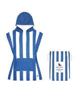 Dock & Bay Serviette à capuche à séchage rapide pour enfants, bleu «Whitsunday»