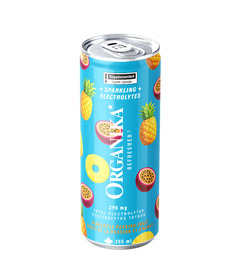 Organika Sparkling Electrolytes Pineapple Passion Fruit