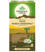 Thé biologique Inde biologique Tulsi Miel Camomille 