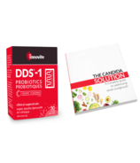 Innovite Health DDS-1 Probiotiques + Guide The Candida Solution Bundle 