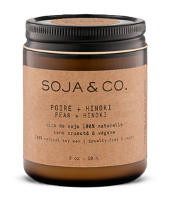 SOJA&CO. Soy wax candle Pear + Hinoki