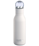Asobu H2 Audio White Vaccum Insulated Water Bottle